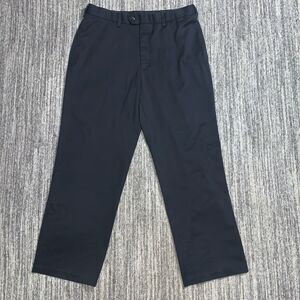 Perry Ellis Portfolio Men's‎ Size 34x30 Flat Front Black Dress Pants Stretch